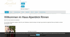 Desktop Screenshot of gaestehaus-alpenblick.at