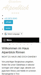 Mobile Screenshot of gaestehaus-alpenblick.at